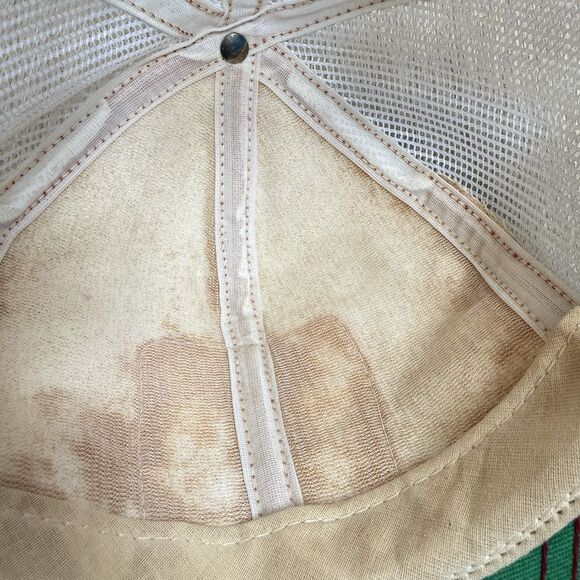 Vintage State Farm Cap Hat Mesh Trucker Red White USA Challenger Caps Advert - Picture 9 of 11